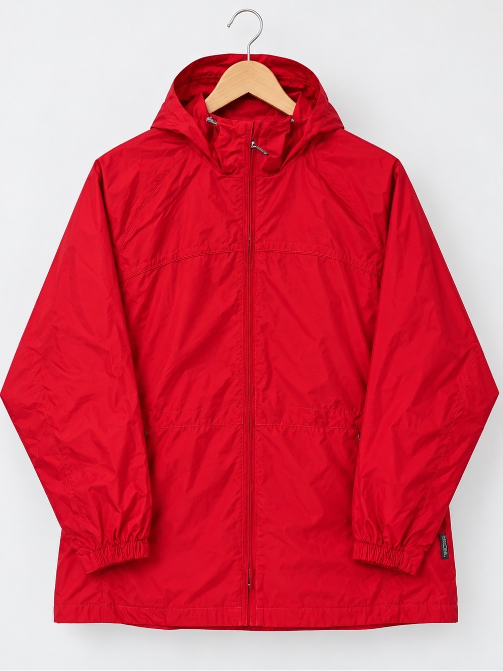 Pacific Trail Women’s Large Red Hooded Full Zip Outdoor Rain Windbreaker Jacket